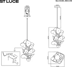 Подвесной светильник  SL1518.303.05 ST Luce