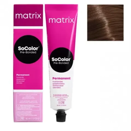 Matrix SoColor Pre-Bonded 7NW Блонд натуральный теплый Крем-краска для волос, 90мл