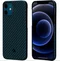 Чехол Pitaka MagEZ Case для iPhone 12 mini 5.4", черно-синий, кевлар (арамид) KI1208