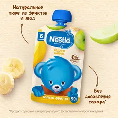 Пюре Nestle Яблоко-банан с 6 мес 90 г