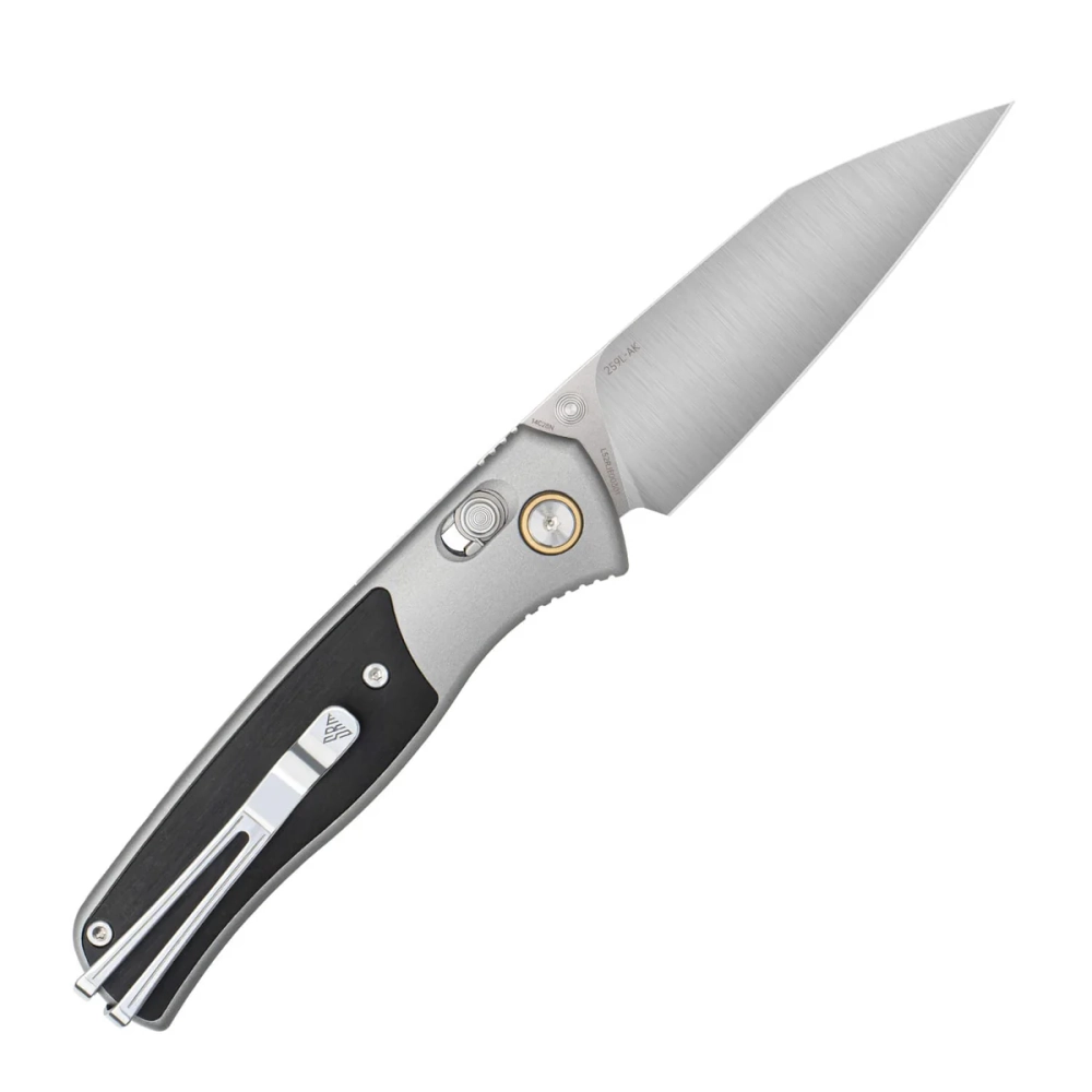 Нож складной SRM 259L-AK Medal Wharncliffe Satin (14C28N, Aluminium/Ebonywood)