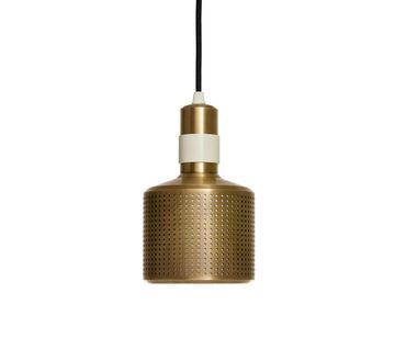replica Bert Frank Riddle Pendant White & Brass