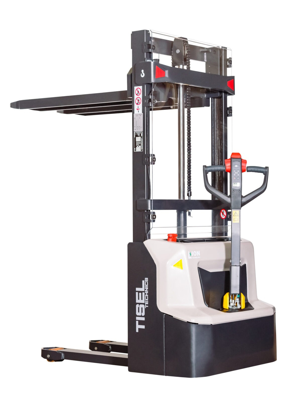 Штабелер самоходный TISEL ESL12N DX360 Li-ion (г/п 1,2 тонны, h=3,6 м, АкБ 24В/60 А-ч)