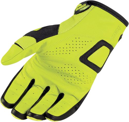 Купить Мотоперчатки Кожаные Icon Overlord Resistance Gloves / Желтый