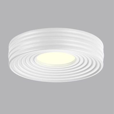 7704/40L AVRA LED SN 044 Светильник металл/пластик/белый LED 40Вт 4000K D470 IP20 MACARON