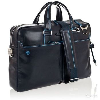 Сумка мужская Piquadro Blue Square синий телячья кожа (CA3147B2/BLU2)