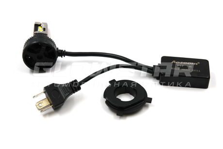 Светодиодные лампы Aozoom P17 H4 с вентилятором 24V 45W 4650Lm (комплект, 2шт)