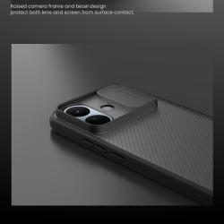 Чехол прозрачный тонированный с защитой камеры на Xiaomi Redmi Note 17 Pro, серия CamShield Pro (Transparent) от Nillkin