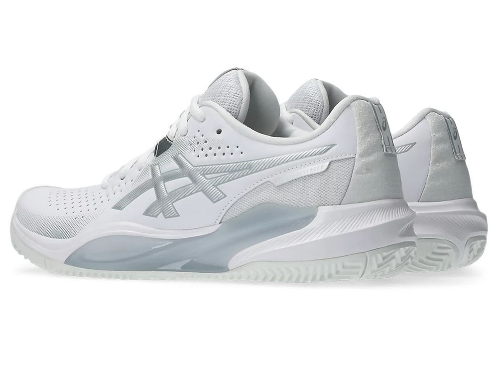 Женские Кроссовки теннисные Asics Gel-Challenger 15 Clay - white/pure silver