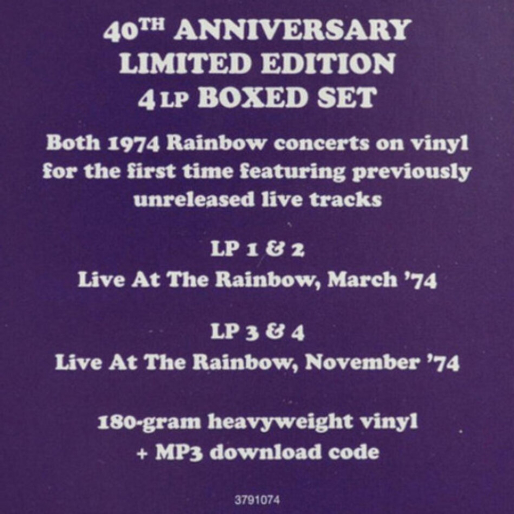 Queen / Live At The Rainbow '74 (Limited Edition)(4LP)