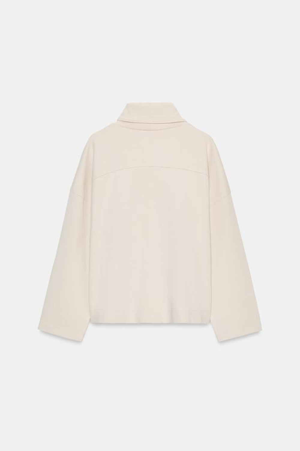Свитшот из интерлока с эффектом «потертости» - ZARA