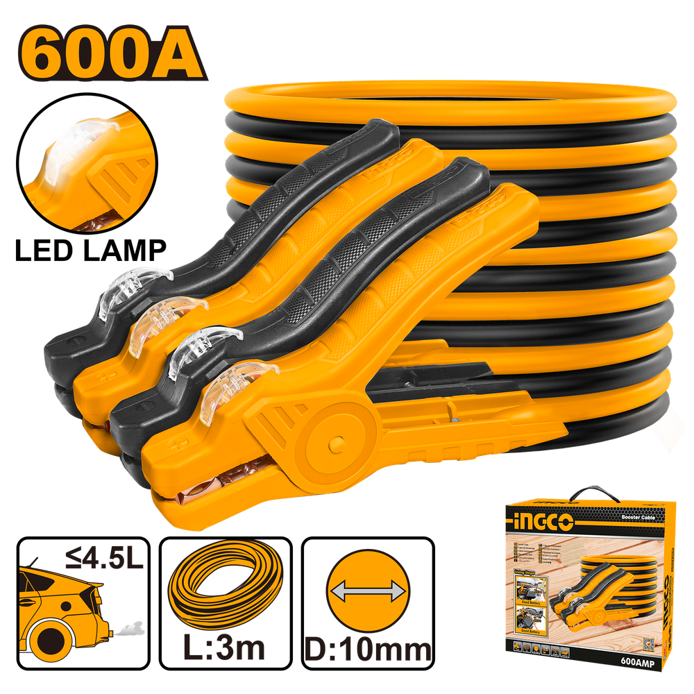 Пусковые провода INGCO HBTCP6008L 600 А