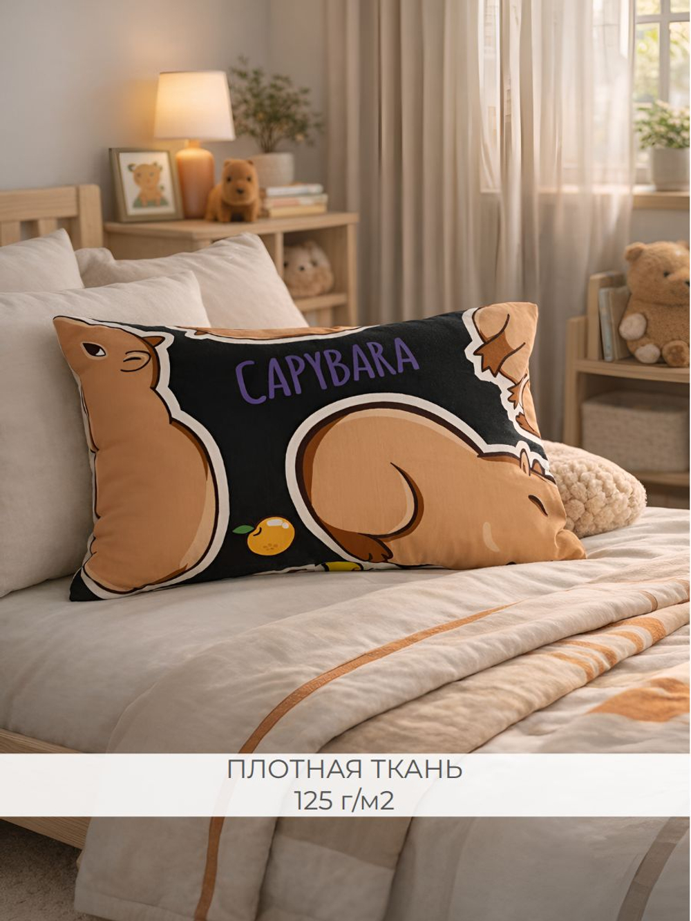 Наволочка 50х70 Бязь Хлопок Белые полоски на сером 1 шт.