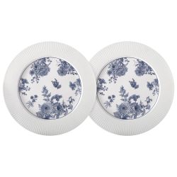 НАБОР ТАРЕЛОК ОБЕДЕННЫХ LEFARD "ROYAL BLUE" 2 ШТ. 26,5*2 СМ (КОР=12НАБ.)