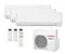 Мульти сплит-система Toshiba 3 x RAS-B10E2KVG-EE / RAS-3M26U2AVG-E
