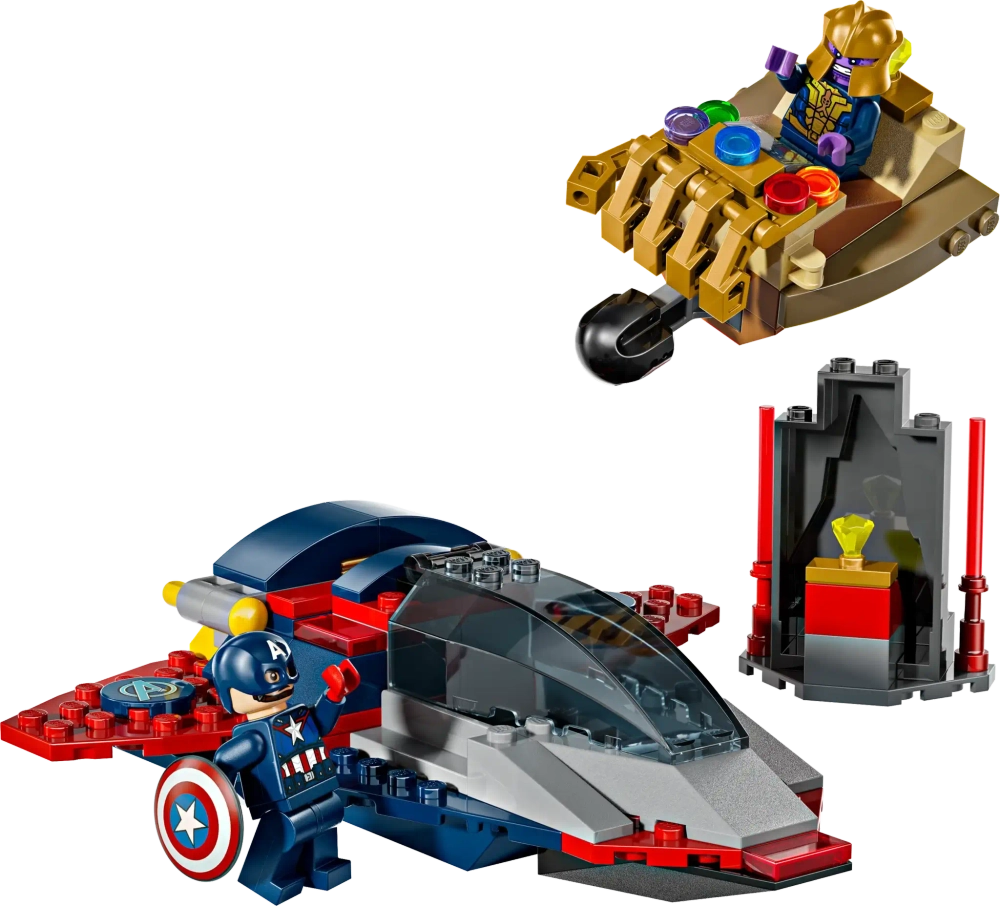 Конструктор LEGO Marvel 76319 Капитан Америка против Танос