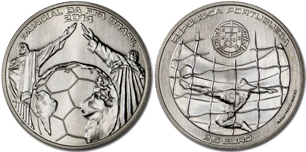 Португалия 2,5 евро, 2014 Чемпионат Мира по футболу, Бразили