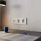 Розетка с заземлением и защитными шторками, с USB, A+С Voltum S70 Кашемир VLS040503
