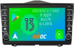 Магнитола для Lada Granta 2018+ - Airoc AB-3007 (кнопки и крутилки), Android 13, Быстрая, SIM-слот, CarPlay