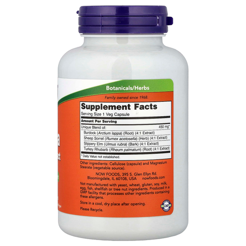 NOW Foods, Травяной экстракт оджибве, 450 мг, 180 растительных капсул
