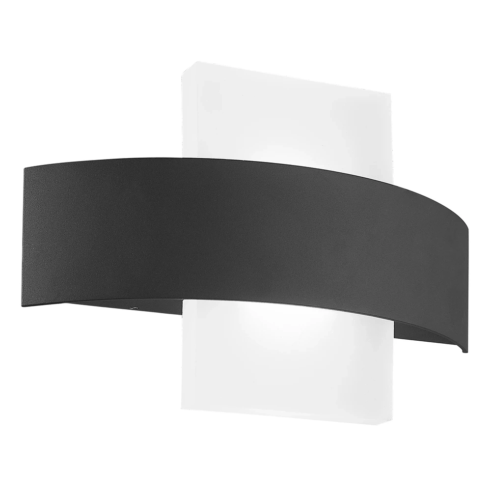 Уличный настенный светодиодный светильник Arte Lamp CROCE A1444AL-1BK