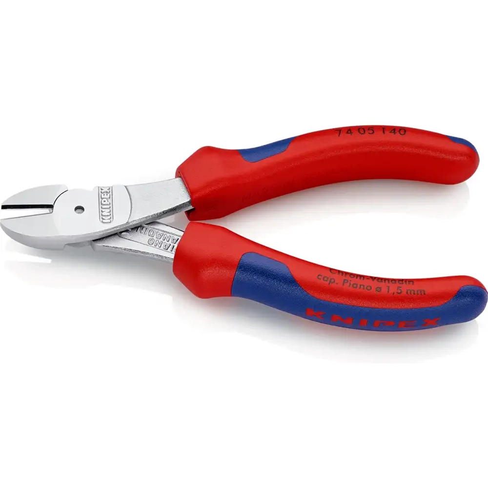 Кусачки боковые особой мощности хромированные 140 мм Knipex 74 05 140