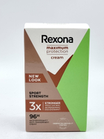 Rexona Maximum Protection Дезодорант-крем "Sport Strength" для женщин 96 часов 45 мл (из Финляндии)