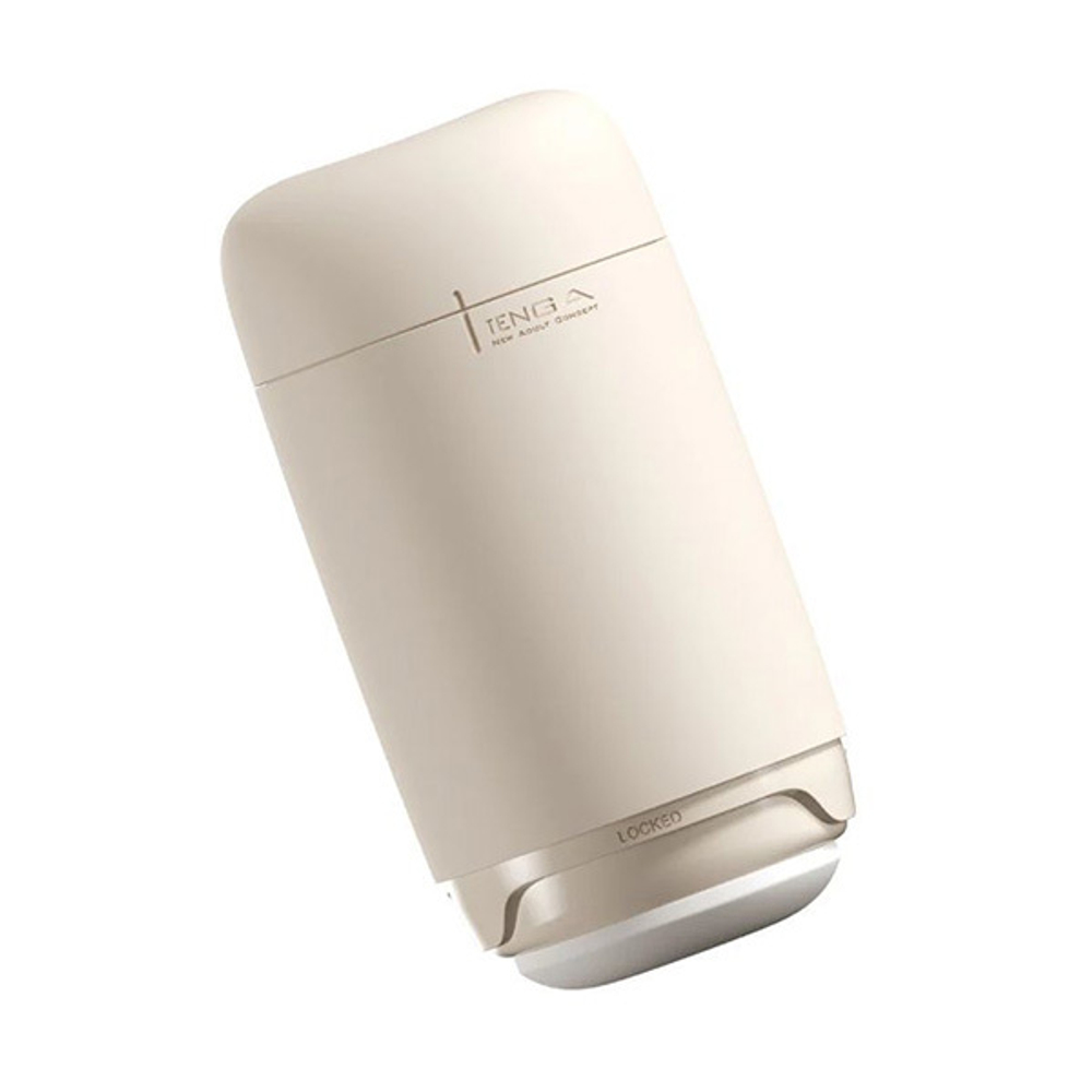 Бежевый мастурбатор 16,5см Tenga Puffy Latte Brown PUF-001