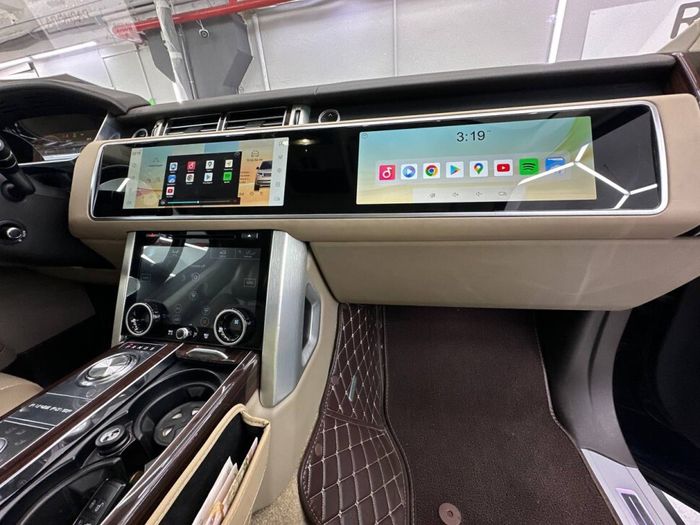 Магнитола для Range Rover 4 2012-2016 (BOSCH) - RDL-2268 мониторы 2x12,25" на Android 10, Быстрая, CarPlay, 4G SIM-слот