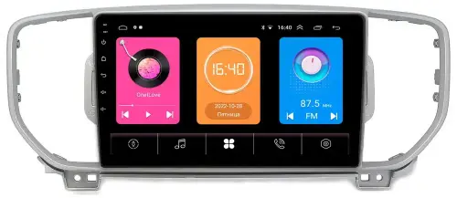 Магнитола для KIA Sportage 2016-2018 - GT9-9044/9043 на Android 10