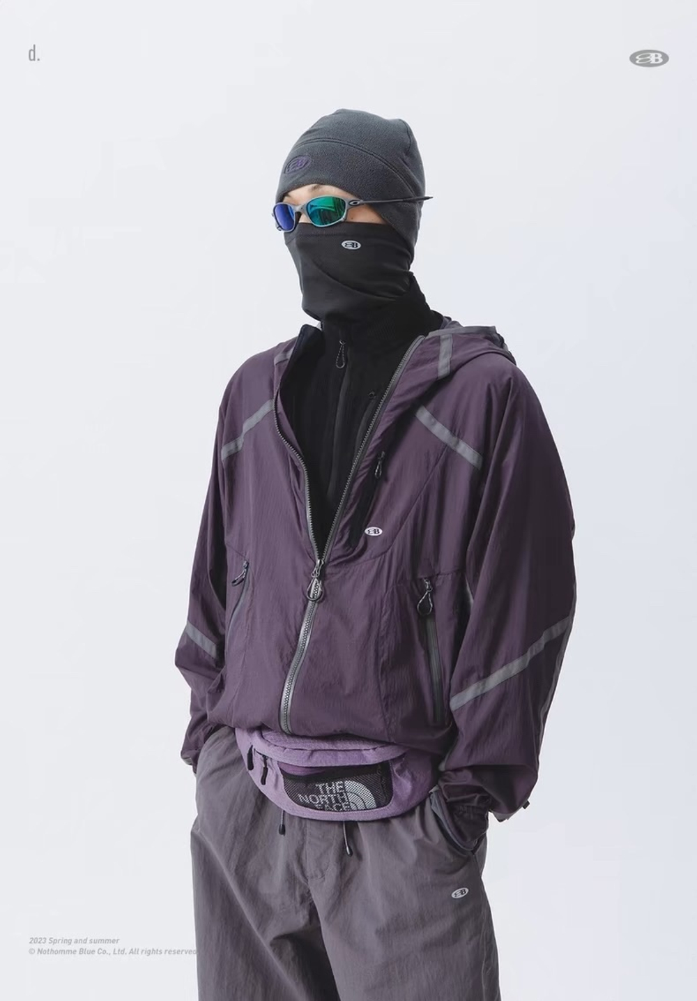 Куртка Nothomme BlueMonte Windbreaker фиолетовый