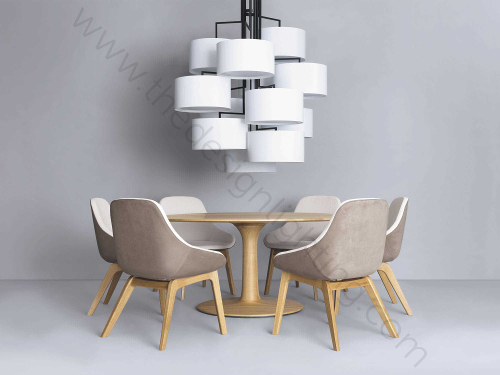 Ceiling design lamp  Noon 5 by Zeitraum (Grey)