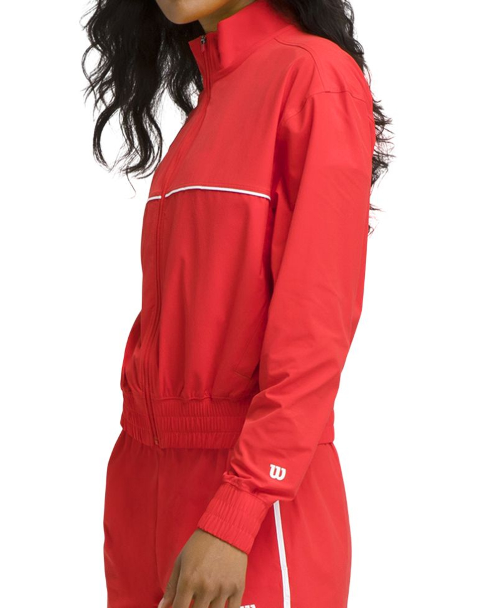 Женская теннисная куртка Wilson Team Warm-Up - infrared