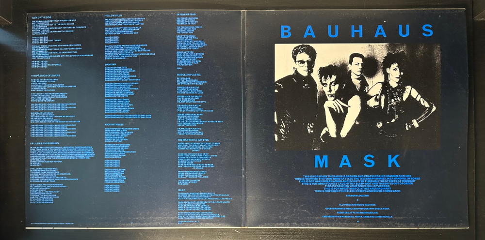 Bauhaus ‎– Mask (Англия 1981г.)