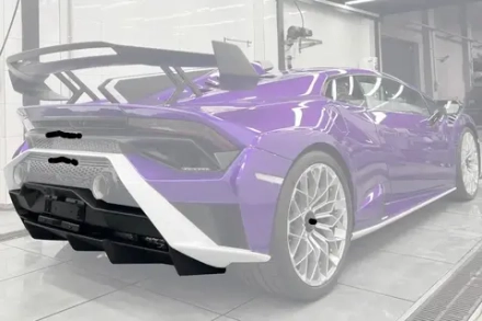 Карбоновый диффузор заднего бампера для Lamborghini Huracan STO 2021+ Ламборгини Хуракан
