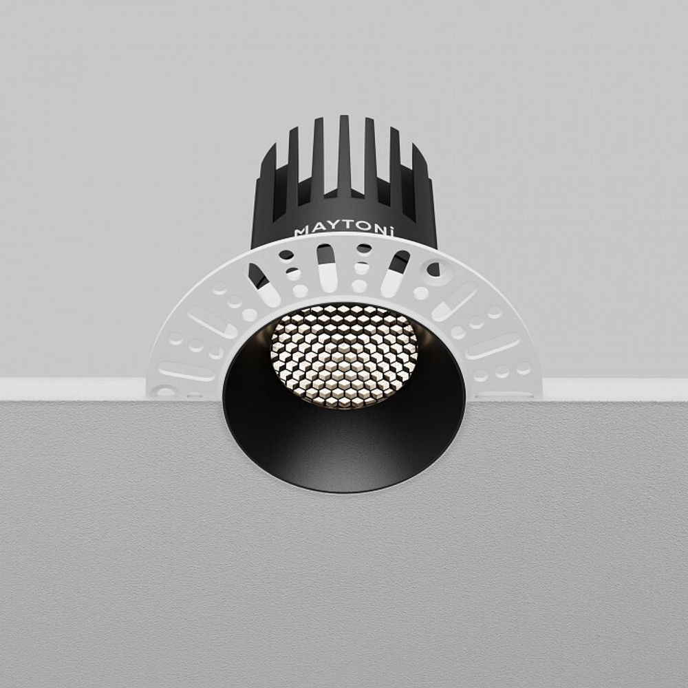 Встраиваемый светильник Maytoni Dip DL121-15W-4K-TRS-B