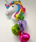 Шар (18"/46 см) Сердце, Фуше 1 шт.
