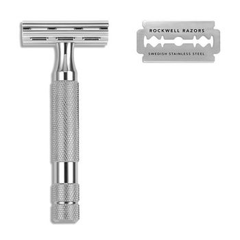 Т-образная бритва Rockwell 2C, белый хром (RR-2C-WC)