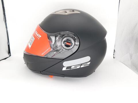 шлем модуляр ls2 ff370 матовый чёрный xl