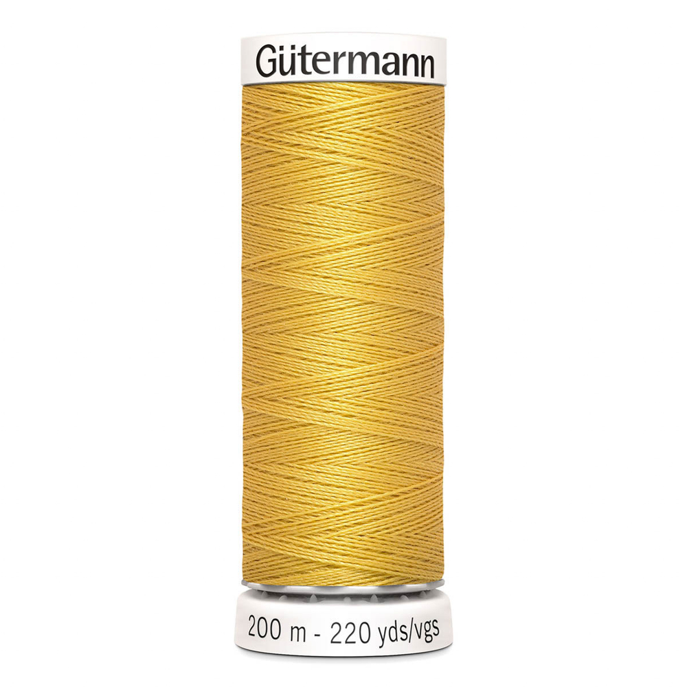 01 Нить Sew-All 100/200 м для всех материалов, 100% полиэстер Gutermann 748277 (488 светлая охра)