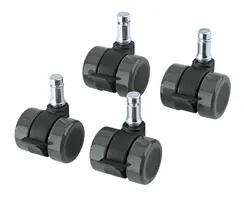 K&M 17510-000-55 4 колеса с замками для гитарной стойки Guardian