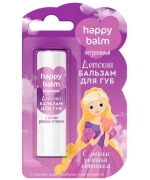 Бальзам для губ HAPPY BALM детский c легким розовым оттенком 3,6 г