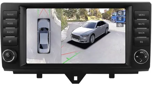 Магнитола для Smart ForTwo W451 2012-2015 (рамка с крутилками и кнопками) - Teyes CC3-2K-360 на Android 10, Быстрая, 2K QLED, CarPlay, 4G SIM-слот, 4 камеры в комплекте