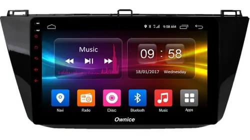 Магнитола для Volkswagen Tiguan 2017-2022 (поддержка подсветки салона) - Kuberg OL-1913 IPS, Android 10, 4G SIM-слот