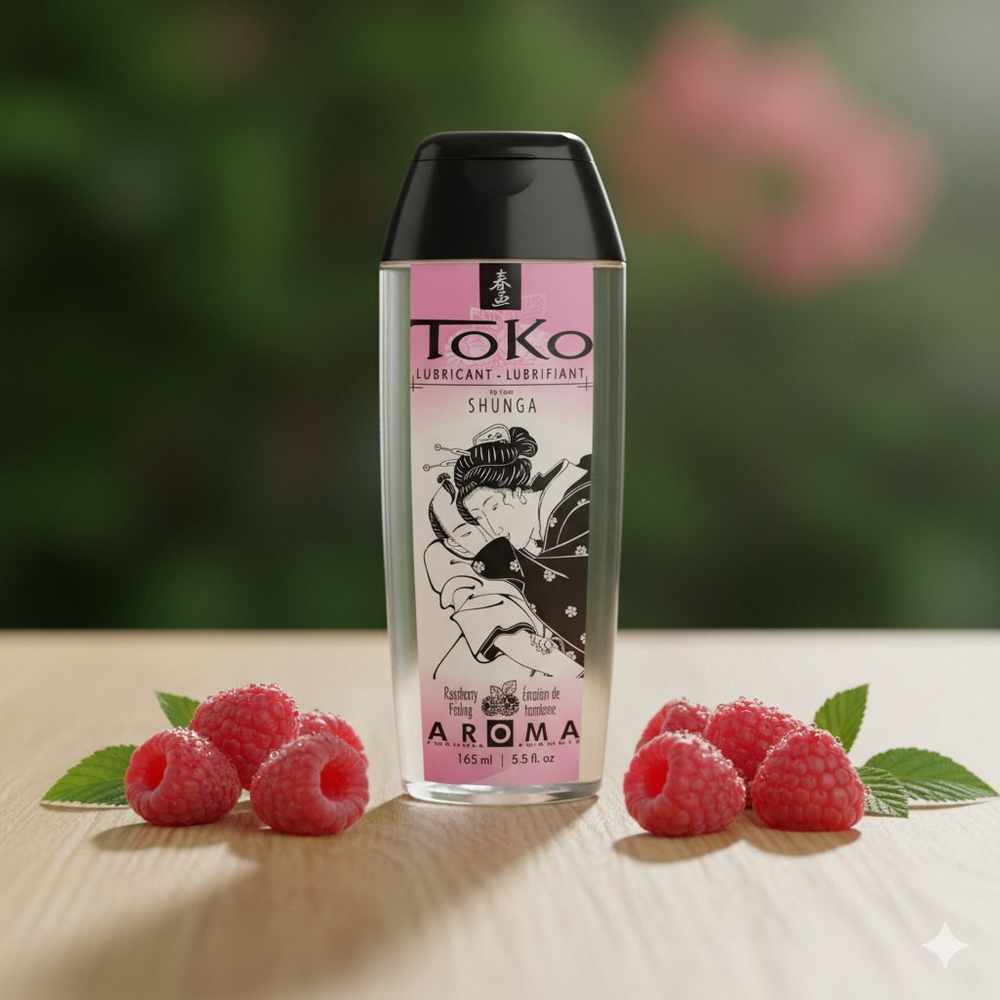 Интимная смазка TOKO Aroma Raspberry Feeling с ароматом малины - 165 мл.