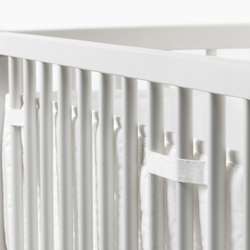 IKEA LEN  (ИКЕА ЛЕН)  -  Протектор для кроватки, белый, 60x120 см