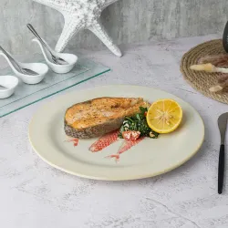 Тарелка d 27,3 см h2 см Red Fish Gray Frutti di Mare P.L. [6]