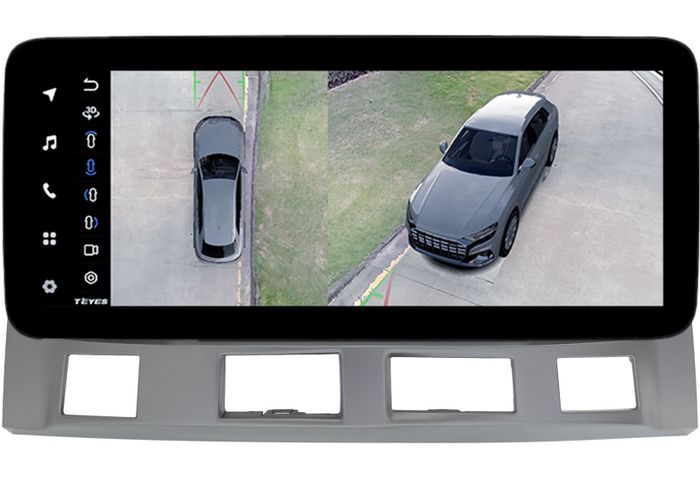 Магнитола для Toyota Estima 3 2006-2019 (JBL более 10 динамиков, рамка LUX) - Teyes LUX ONE 360 монитор 12.3", Android 10, Быстрая, CarPlay, 4G SIM-слот, 4 камеры в комплекте