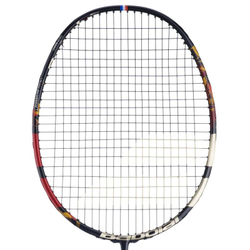Rakieta do badmintona Babolat X-Feel Fury Strung - dark red/black/gold