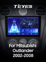 Teyes CC2 Plus 9" для Mitsubishi Outlander 1, Airtrek  2002-2008